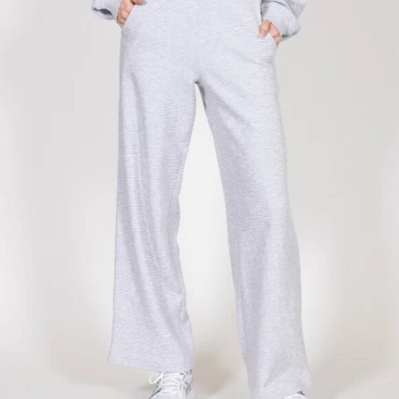 NWT Brunette the Label BTL Waffle Knit Pants, Pebble Grey, Size 3X/4X, P… - Picture 2 of 5